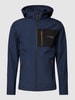 Jack & Jones Softshell-jack met capuchon, model 'TYSON' Donkerblauw