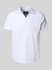 MCNEAL Poloshirt mit V-Ausschnitt Weiss