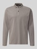 Marc O'Polo Relaxed Fit Poloshirt aus reiner Baumwolle Taupe