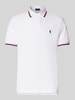 Polo Ralph Lauren Poloshirt mit Label-Stitching Weiss