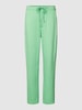 Rich & Royal Stoffen broek met elastische band Groen