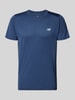 New Balance Funktionsshirt mit Rundhalsausschnitt und Logo Dunkelblau