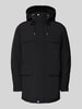 Tommy Jeans Parka o kroju regular fit z kapturem model ‘CITY READY’ Czarny