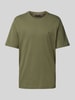 Tommy Hilfiger Regular Fit T-Shirt aus reiner Baumwolle Oliv