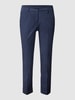 Raffaello Rossi Korte slim fit chino met stretch, model 'Dora' Marineblauw