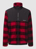 MCNEAL Sherpa Jacket mit Kontrastbesatz Rot