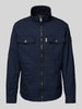 Tom Tailor Regular Fit Feldjacke aus reiner Baumwolle mit aufgesetzten Brusttaschen Marine