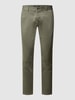 Roy Robson Slim fit chino met stretch  Kaki