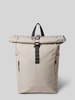 GASTON LUGA Rucksack mit Label-Detail Modell 'RULLEN' Taupe