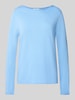 s.Oliver RED LABEL Regular Fit Strickpullover aus Baumwoll-Viskose-Mix Hellblau
