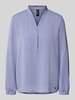 Marc Cain Regular Fit Bluse mit Tunka-Ausschnitt Lavender