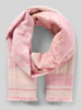JOOP! Schal im Allover-Look mit Fransen Modell 'Ailis' Pink