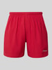 PROHIBITED Badehose mit Label-Stitching und elastischem Bund Rot