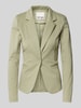 ICHI Slim fit blazer met paspelzakken, model 'KATE' Rietgroen