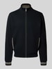 bugatti Sweatjacke mit Stehkragen Black