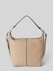 LIEBESKIND BERLIN Handtas met labeldetail, model 'PARIS' Lichtgrijs