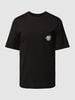 Jack & Jones T-shirt z nadrukiem z motywem model ‘LAFAYETTE’ Czarny