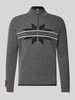 Dale of Norway Wollen trui met labelprint model 'Nale' Donkergrijs