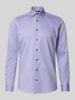 OLYMP Level Five Slim fit zakelijk overhemd met kentkraag Lila