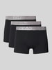 Emporio Armani Trunks mit Label-Bund im 3er-Pack Black