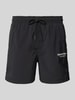 Jack & Jones Badehose mit elastischem Bund Modell 'NAXOS' Black
