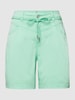 Buena Vista Bermudas mit Label-Details Hellgrün