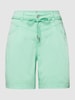 Buena Vista Bermudas mit Label-Details Hellgruen