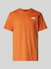 The North Face T-shirt met labelprint Roestrood