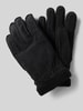 Hestra Handschuhe mit Label-Detail Modell 'Joar' BLACK