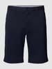 Tommy Hilfiger Chino-Shorts mit seitlichen Eingrifftaschen Modell 'HARLEM' Marineblau