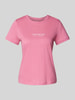 Tom Tailor Regular Fit T-Shirt aus reiner Baumwolle Pink