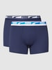 Puma Boxershort met labeldetails in een set van 2 stuks Marineblauw