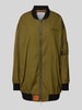 Original Bombers Bomberka z wyhaftowanym logo Khaki