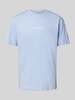 Tom Tailor Denim Relaxed Fit T-Shirt aus reiner Baumwolle Hellblau