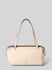 HUGO Handtas met handvat in leerlook model 'Meelo_Duffle' Ecru