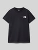 The North Face T-shirt z nadrukiem z logo Czarny