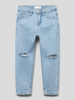 Mango Jeans im Destroyed-Look Hellblau