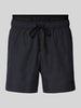 BOSS Badehose mit elastischem Logo-Bund Modell 'AMUR' Black