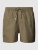 Calvin Klein Underwear Badehose mit Galonstreifen Khaki