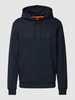 BOSS Orange Hoodie mit Label-Detail Modell 'Wetalk' Marine