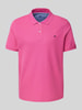 Fynch-Hatton Regular Fit Poloshirt mit Logo-Stitching Pink