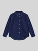 Polo Ralph Lauren Teens Regular fit vrijetijdsoverhemd met logostitching Blauw
