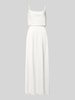 Hey Kyla Abendkleid aus Satin mit Spaghettiträgern Offwhite