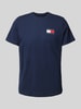 Tommy Jeans T-Shirt mit Label-Print Marine