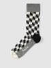 Happy Socks Sokken met all-over motief, model 'FILLED OPTIC' Zwart