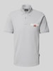 Napapijri Slim Fit Poloshirt mit Label-Print Modell 'AYLMER' Stein