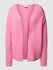 Milano Italy Cardigan mit überschnittenen Schultern Pink