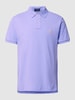 Polo Ralph Lauren Regular Fit Poloshirt mit unifarbenem Design Blau