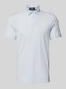 Polo Ralph Lauren Tailored Fit Poloshirt mit Label-Stitching Hellblau