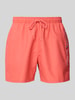 Tommy Hilfiger Regular Fit Badeshorts mit Tunnelzug Koralle